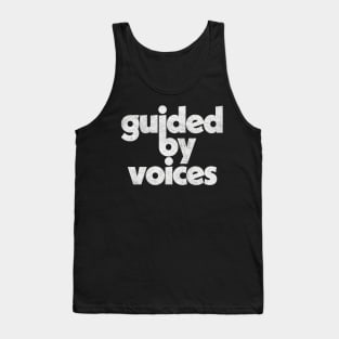 GBV / Faded Style Retro Typography Design Tank Top